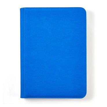 Arcane Fortress: 9 Pocket Zippered Binder Solid Color Blue