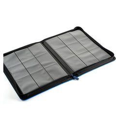 Arcane Fortress: 9 Pocket Zippered Binder Solid Color Blue