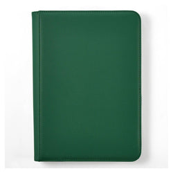 Arcane Fortress: 9 Pocket Zippered Binder Solid Color Green