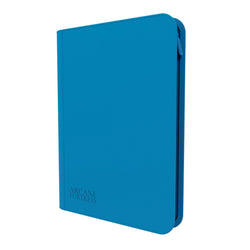 Arcane Fortress: 9 Pocket Zippered Binder Neon Color Blue