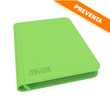 Arcane Fortress: 9 Pocket Zippered Binder Neon Color Green PREVENTA