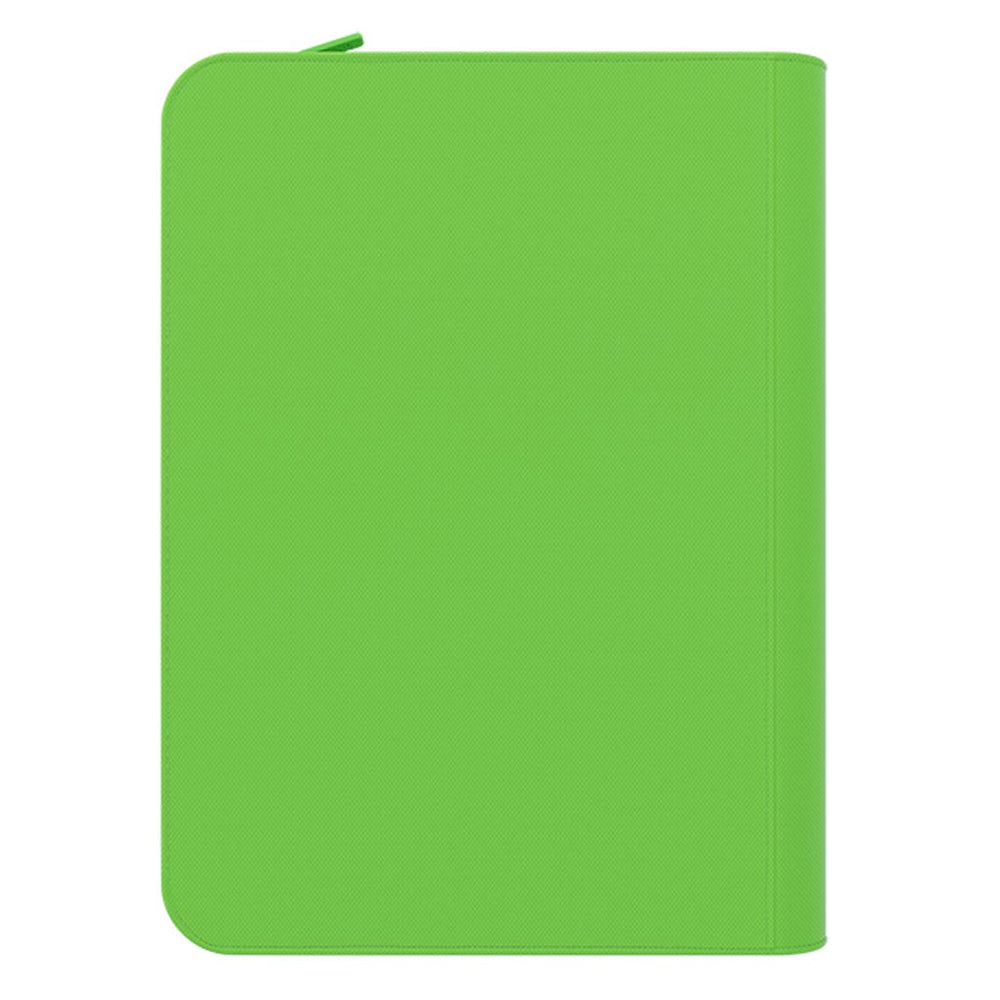 Arcane Fortress: 9 Pocket Zippered Binder Neon Color Green