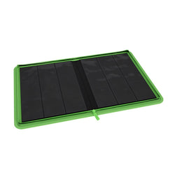 Arcane Fortress: 9 Pocket Zippered Binder Neon Color Green