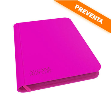 Arcane Fortress: 9 Pocket Zippered Binder Neon Color Pink PREVENTA