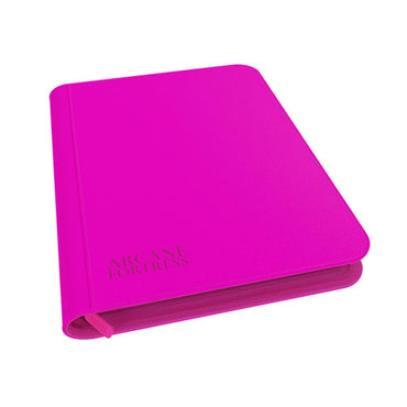 Arcane Fortress: 9 Pocket Zippered Binder Neon Color Pink