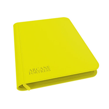 Arcane Fortress: 9 Pocket Zippered Binder Neon Color Yellow