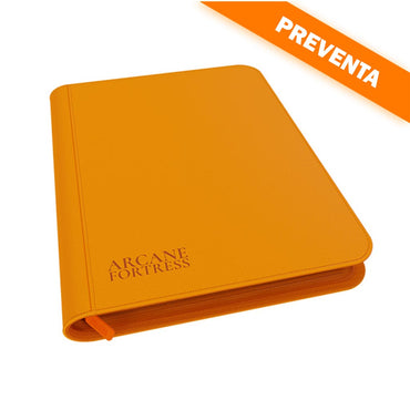 Arcane Fortress: 9 Pocket Zippered Binder Neon Color Orange PREVENTA