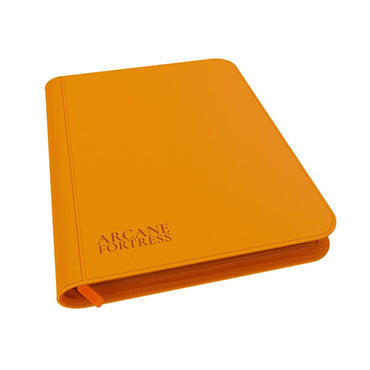 Arcane Fortress: 9 Pocket Zippered Binder Neon Color Orange