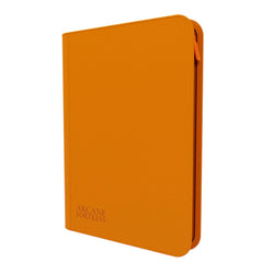 Arcane Fortress: 9 Pocket Zippered Binder Neon Color Orange
