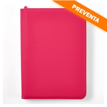 Arcane Fortress: 9 Pocket Zippered Binder Solid Color Pink PREVENTA