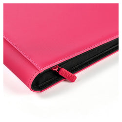 Arcane Fortress: 9 Pocket Zippered Binder Solid Color Pink