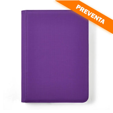 Arcane Fortress: 9 Pocket Zippered Binder Solid Color Purple PREVENTA