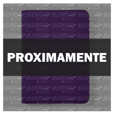 Arcane Fortress: 9 Pocket Zippered Binder Solid Color Purple