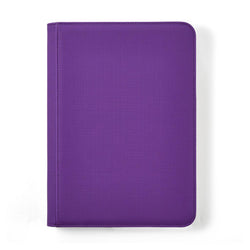 Arcane Fortress: 9 Pocket Zippered Binder Solid Color Purple