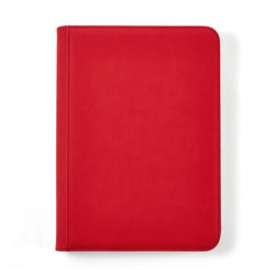 Arcane Fortress: 9 Pocket Zippered Binder Solid Color Red