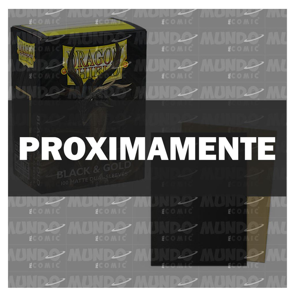 Dragon Shield: Black & Gold Matte Dual Sleeves (Standard Size)