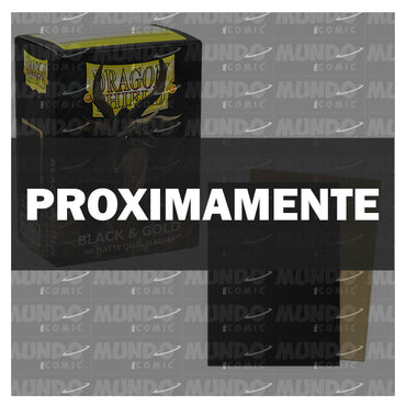 Dragon Shield: Black & Gold Matte Dual Sleeves (Standard Size)