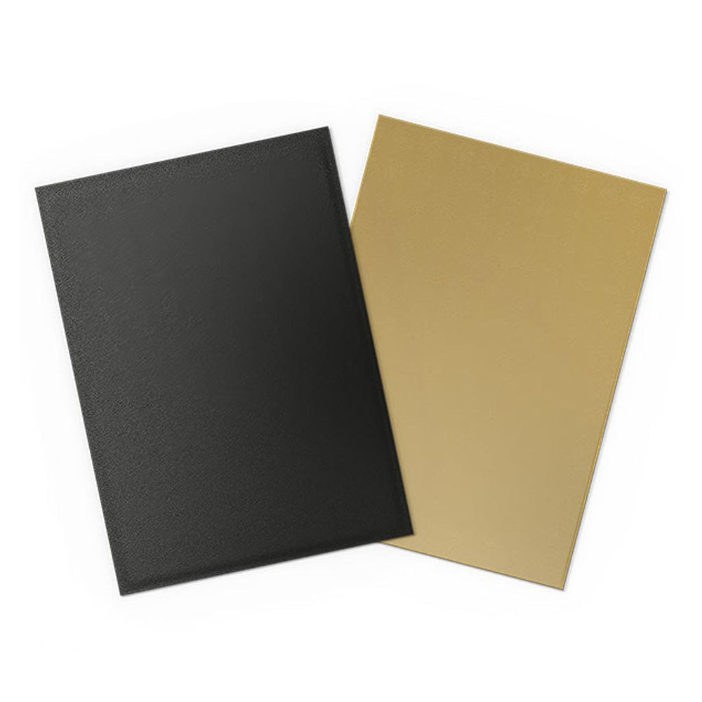 Dragon Shield: Black & Gold Matte Dual Sleeves (Standard Size)