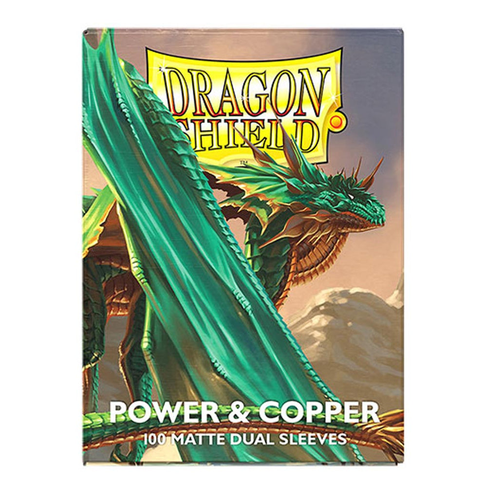 Dragon Shield: Power & Copper Matte Dual Sleeves (Standard Size)