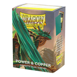Dragon Shield: Power & Copper Matte Dual Sleeves (Standard Size)
