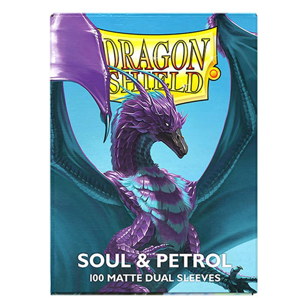 Dragon Shield: Soul & Petrol Matte Dual Sleeves (Standard Size)