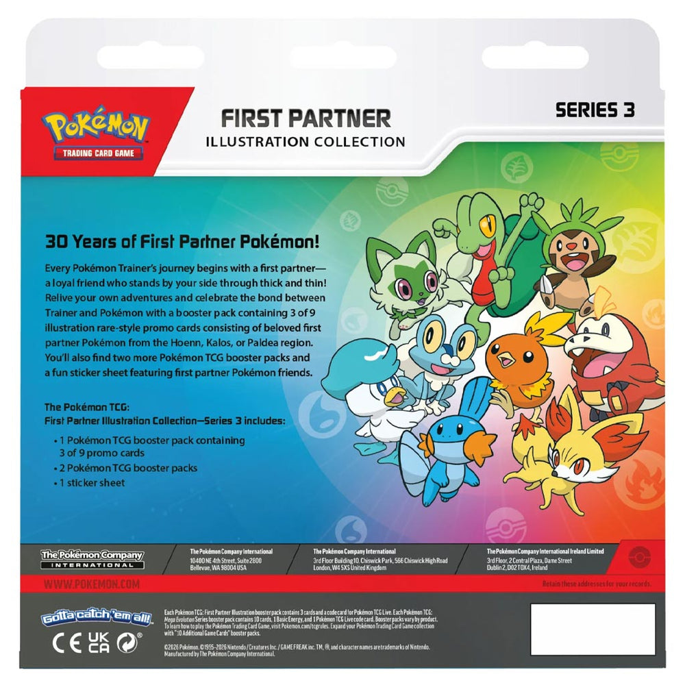 Pokémon TCG: First Partner Illustration Collection Series 3