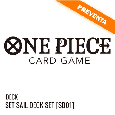 One Piece TCG:  Set Sail Deck Set [SD01] PREVENTA
