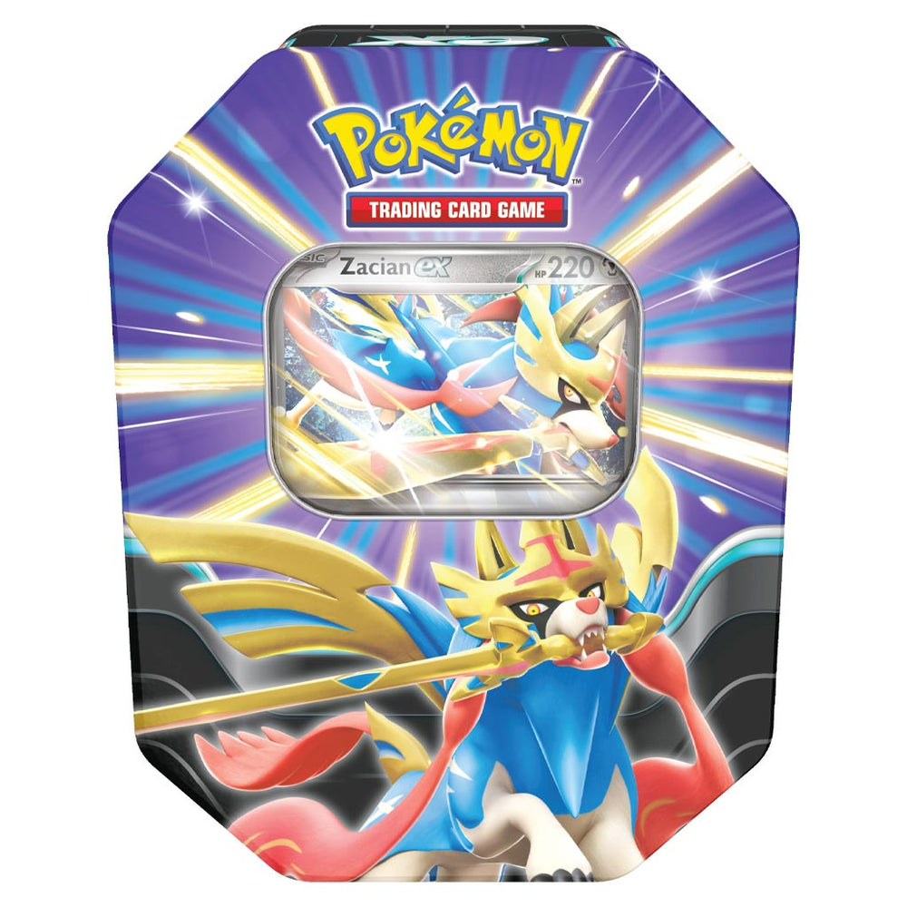 Pokémon TCG: Slashing Legends Tin - Zacian ex ESPAÑOL