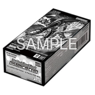 Digimon Card Game: Premium Bandai Limited Card Pack DISTANCIA CERO [LM09] Booster Display