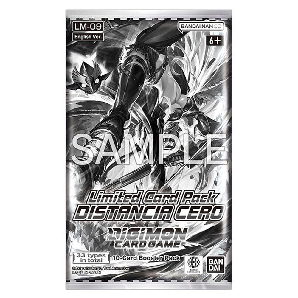 Digimon Card Game: Premium Bandai Limited Card Pack DISTANCIA CERO [LM09] Booster Display