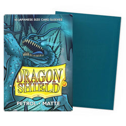 Dragon Shield: Sleeves: Petrol Matte Sleeves (Japanese Size) (60 ct.)