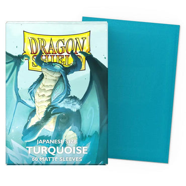 Dragon Shield Sleeves: Japanese - Matte Turquoise - Player's Choice (60 ct.)
