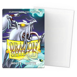 Dragon Shield: White Matte Sleeves (Japanese Size)