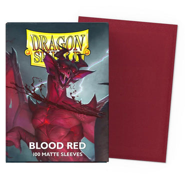 Dragon Shield Sleeves: Standard - Matte Blood Red (100 ct.)