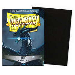 Dragon Shield: Jet Matte Sleeves (Standard Size)