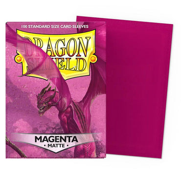 Dragon Shield Sleeves: Standard - Matte Magenta (100 ct.)