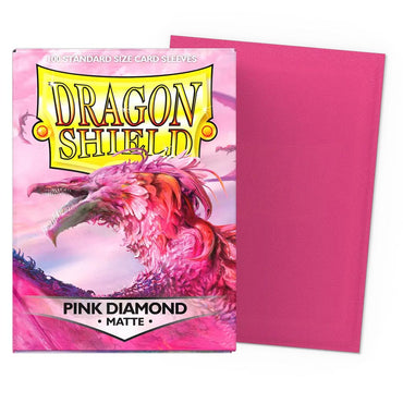 Dragon Shield Sleeves: Standard - Matte Pink Diamond (100 ct.)
