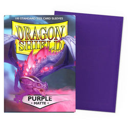 Dragon Shield: Purple Matte Sleeves (Standard Size)