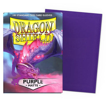 Dragon Shield Sleeves: Standard - Matte Purple (100 ct.)
