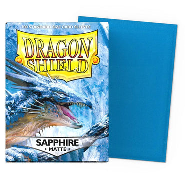Dragon Shield Sleeves: Standard - Matte Sapphire (100 ct.)
