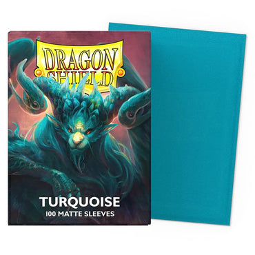 Dragon Shield Sleeves: Standard - Matte Turquoise (100 ct.)