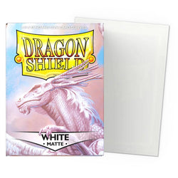 Dragon Shield: White Matte Sleeves (Standard Size)