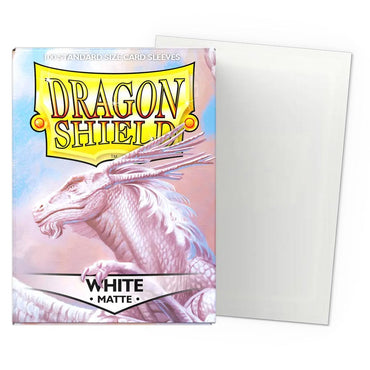 Dragon Shield Sleeves: Standard - Matte White (100 ct.)