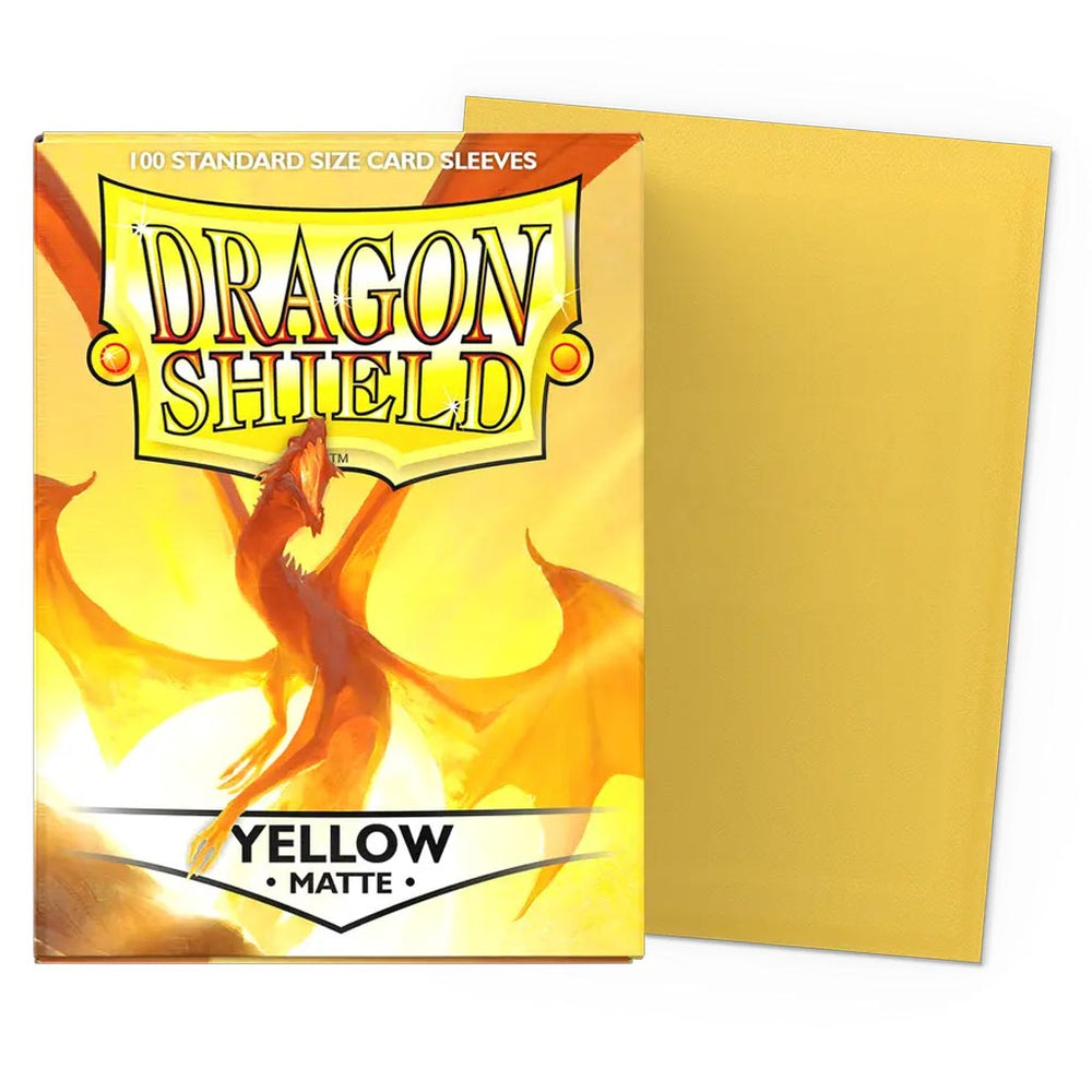Dragon Shield Sleeves: Standard - Matte Yellow (100 ct.)