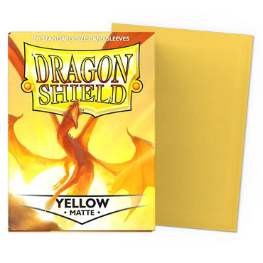 Dragon Shield Sleeves: Standard - Matte Yellow (100 ct.)