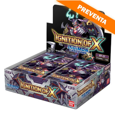 Digimon Card Game: IGNITION OF X [BT27] Booster Display PREVENTA