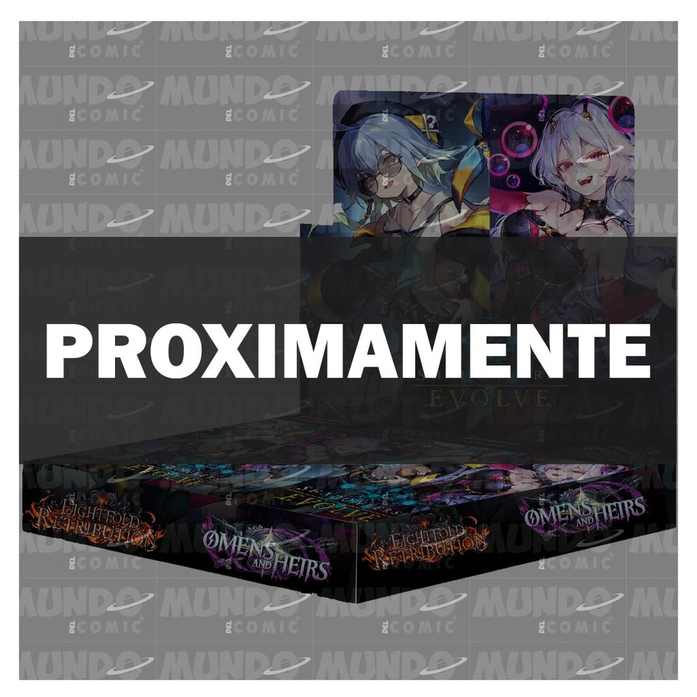 Shadowverse Evolve: Combined Set Eightfold Retribution & Omens and Heirs Booster Display