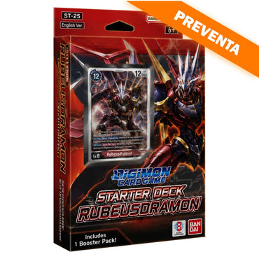 Digimon Card Game: Starter Deck [ST25] Rubeusdramon PREVENTA