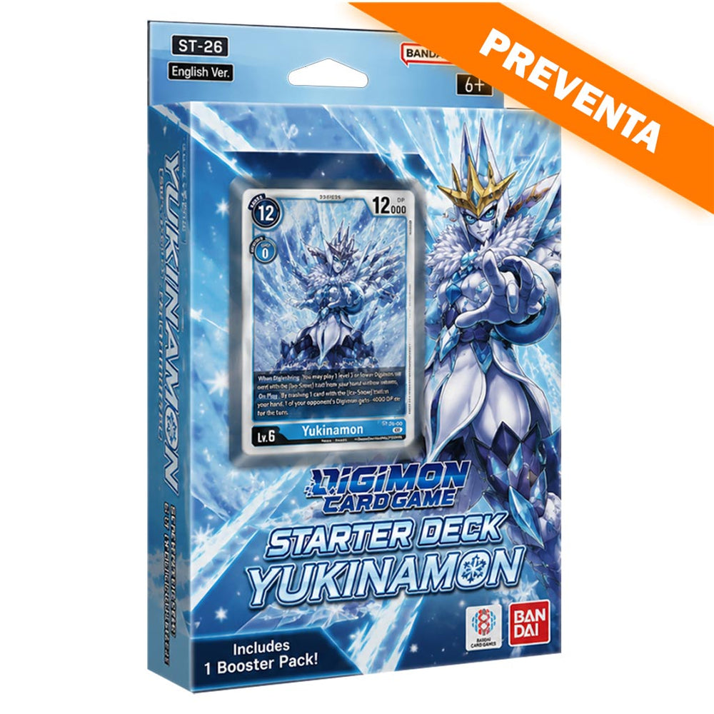 Digimon Card Game: Starter Deck [ST26] Yukinamon PREVENTA
