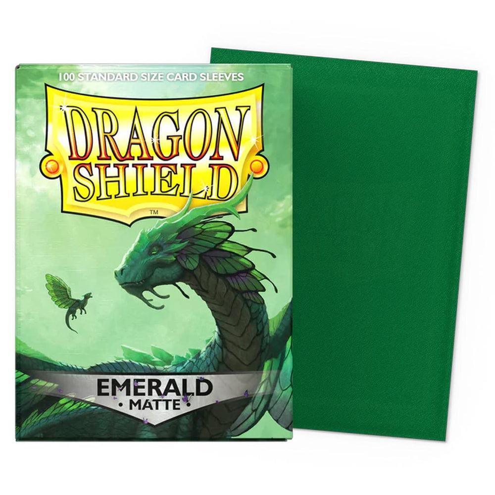 Dragon Shield: Emerald Matte Sleeves (Standard Size)